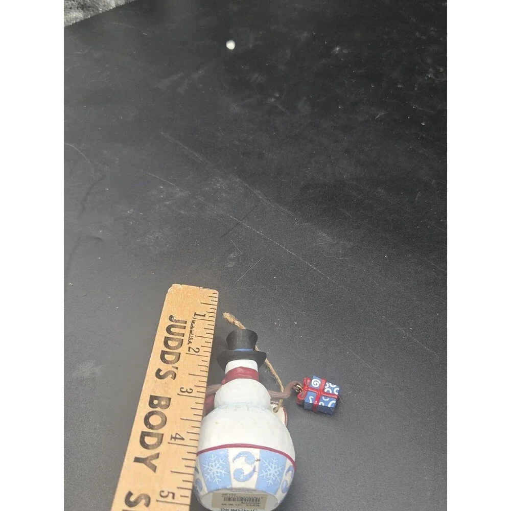 Jim Shore Kohls Snowman Christmas Ornament